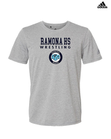Ramona HS Wrestling Block - Mens Adidas Performance Shirt