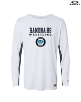 Ramona HS Wrestling Block - Mens Oakley Longsleeve