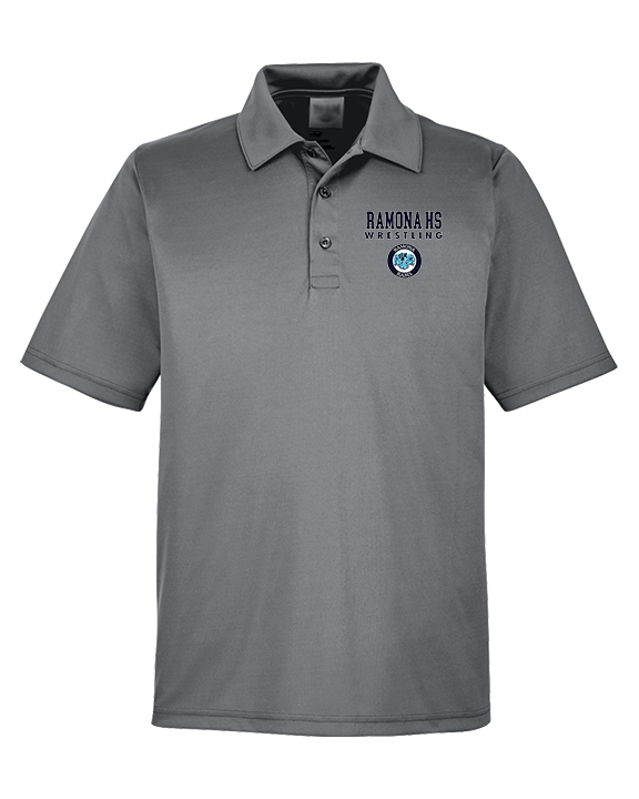 Ramona HS Wrestling Block - Mens Polo