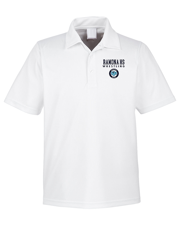 Ramona HS Wrestling Block - Mens Polo