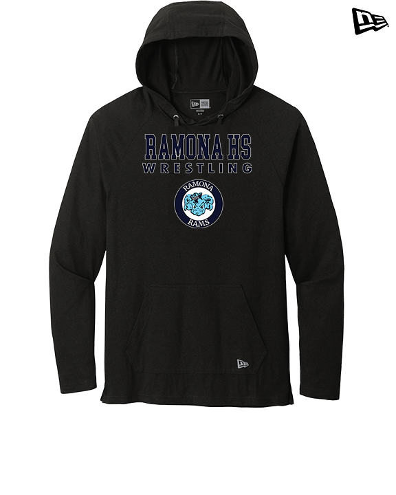 Ramona HS Wrestling Block - New Era Tri-Blend Hoodie