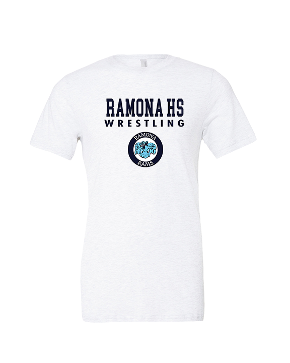 Ramona HS Wrestling Block - Tri-Blend Shirt