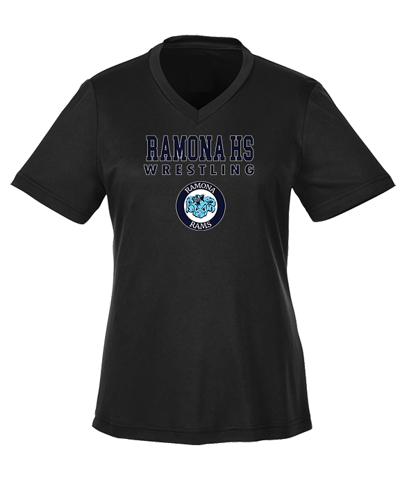 Ramona HS Wrestling Block - Womens Performance Shirt