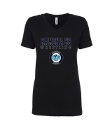 Ramona HS Wrestling Block - Womens V-Neck