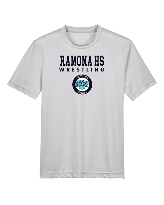 Ramona HS Wrestling Block - Youth Performance Shirt
