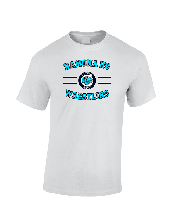 Ramona HS Wrestling Curve - Cotton T-Shirt