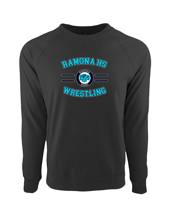 Ramona HS Wrestling Curve - Crewneck Sweatshirt
