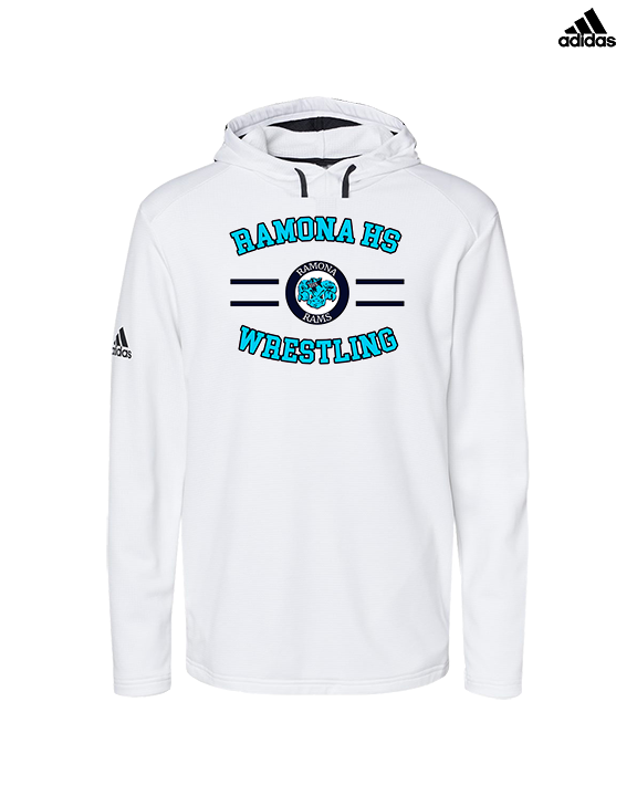 Ramona HS Wrestling Curve - Mens Adidas Hoodie
