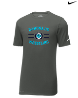 Ramona HS Wrestling Curve - Mens Nike Cotton Poly Tee