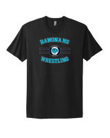 Ramona HS Wrestling Curve - Mens Select Cotton T-Shirt