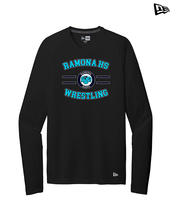 Ramona HS Wrestling Curve - New Era Performance Long Sleeve