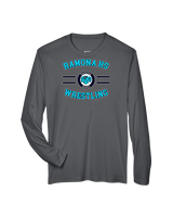 Ramona HS Wrestling Curve - Performance Longsleeve