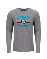 Ramona HS Wrestling Curve - Tri-Blend Long Sleeve