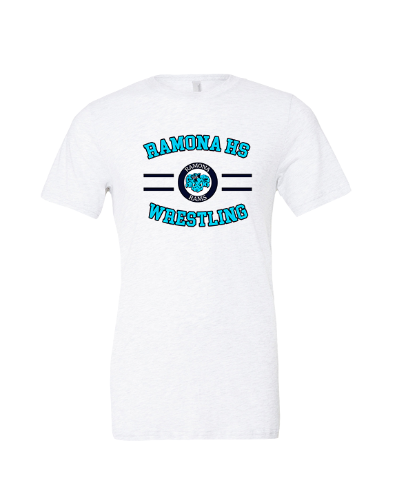 Ramona HS Wrestling Curve - Tri-Blend Shirt
