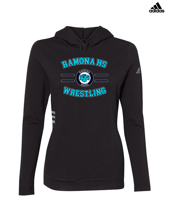 Ramona HS Wrestling Curve - Womens Adidas Hoodie