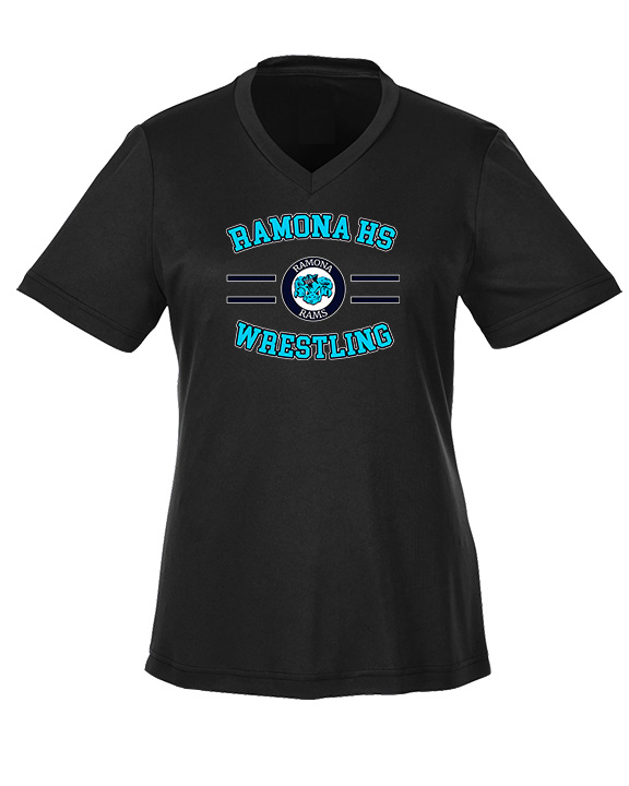 Ramona HS Wrestling Curve - Womens Performance Shirt