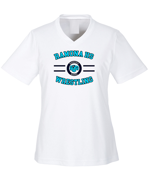 Ramona HS Wrestling Curve - Womens Performance Shirt