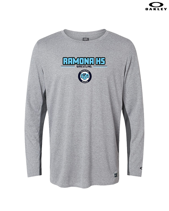 Ramona HS Wrestling Keen - Mens Oakley Longsleeve