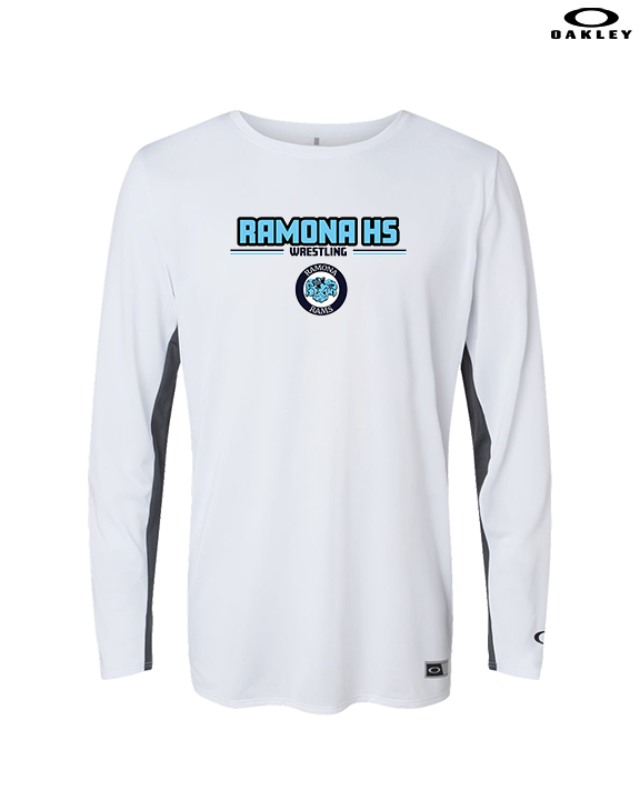 Ramona HS Wrestling Keen - Mens Oakley Longsleeve