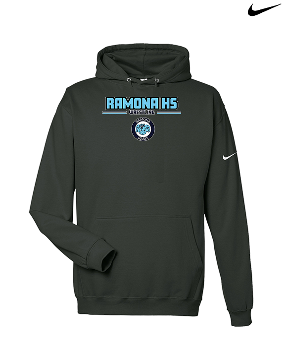 Ramona HS Wrestling Keen - Nike Club Fleece Hoodie