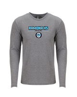 Ramona HS Wrestling Keen - Tri-Blend Long Sleeve