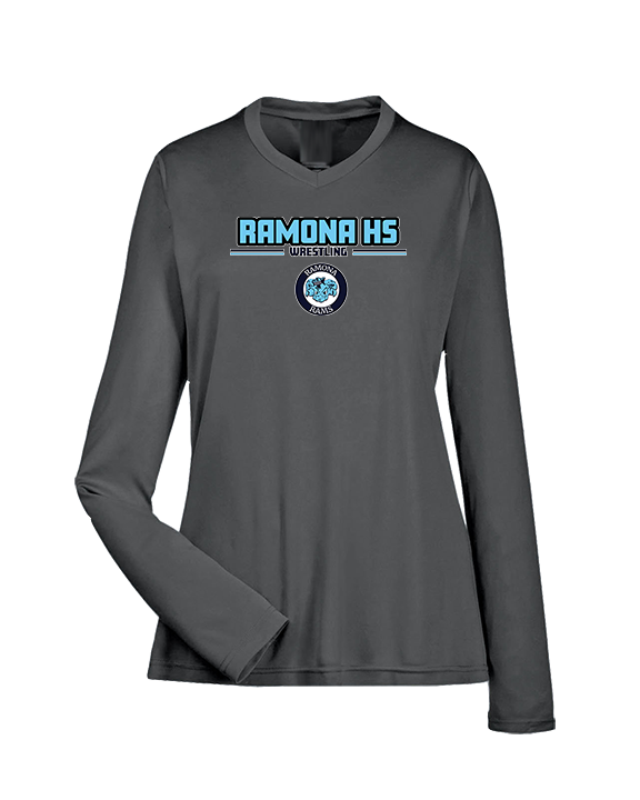 Ramona HS Wrestling Keen - Womens Performance Longsleeve