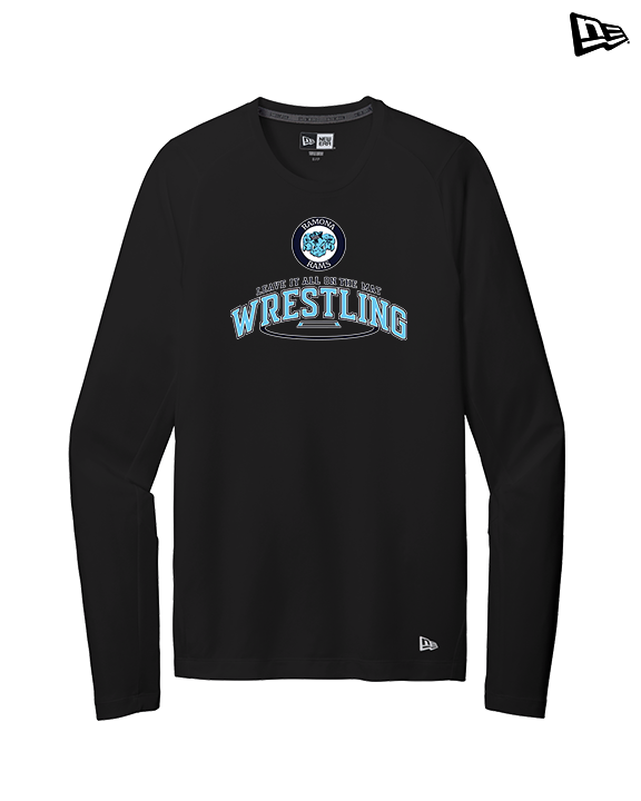 Ramona HS Wrestling Leave It - New Era Performance Long Sleeve