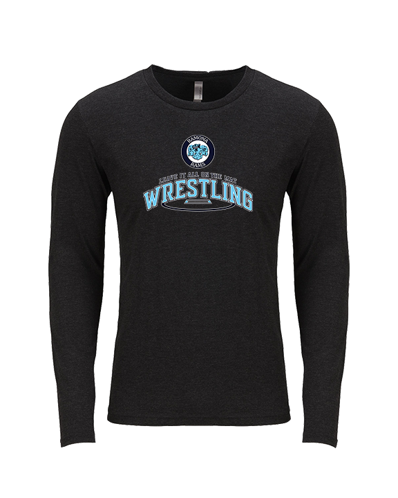 Ramona HS Wrestling Leave It - Tri-Blend Long Sleeve