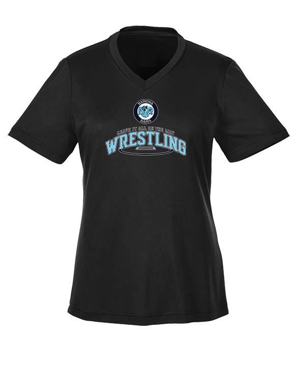 Ramona HS Wrestling Leave It - Womens Performance Shirt