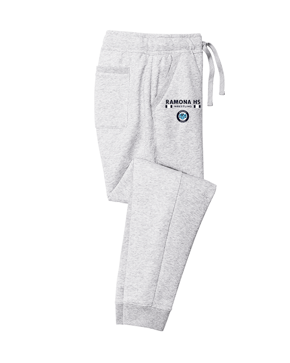 Ramona HS Wrestling Stacked - Cotton Joggers