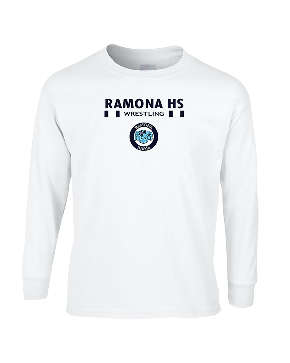 Ramona HS Wrestling Stacked - Cotton Longsleeve