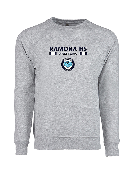 Ramona HS Wrestling Stacked - Crewneck Sweatshirt