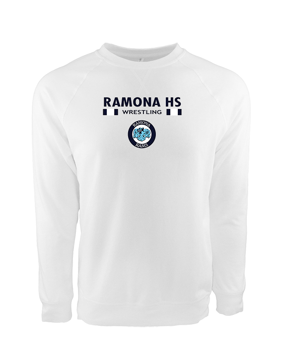 Ramona HS Wrestling Stacked - Crewneck Sweatshirt