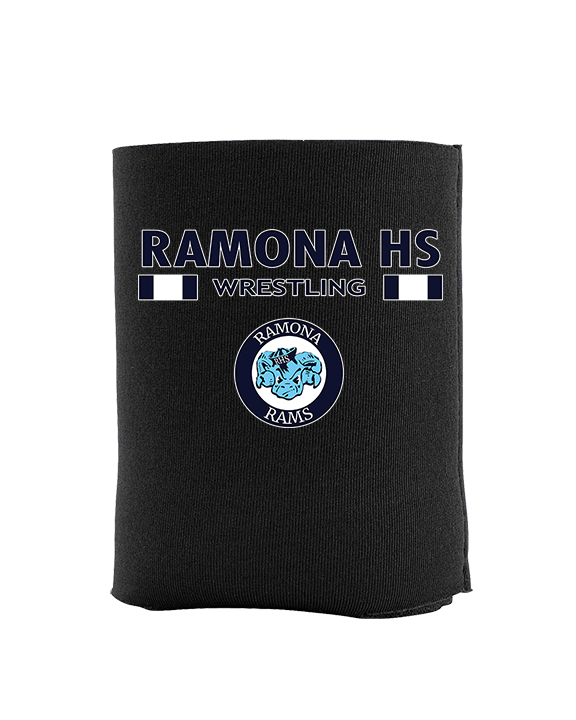 Ramona HS Wrestling Stacked - Koozie