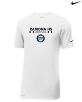 Ramona HS Wrestling Stacked - Mens Nike Cotton Poly Tee