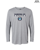 Ramona HS Wrestling Stacked - Mens Oakley Longsleeve