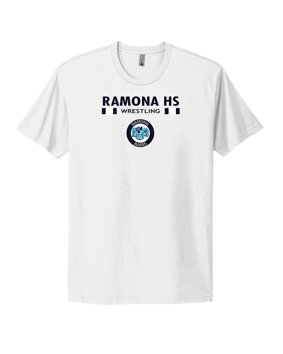 Ramona HS Wrestling Stacked - Mens Select Cotton T-Shirt