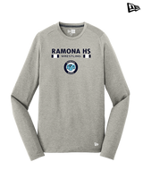 Ramona HS Wrestling Stacked - New Era Performance Long Sleeve