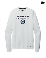 Ramona HS Wrestling Stacked - New Era Performance Long Sleeve