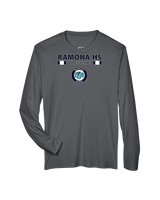 Ramona HS Wrestling Stacked - Performance Longsleeve