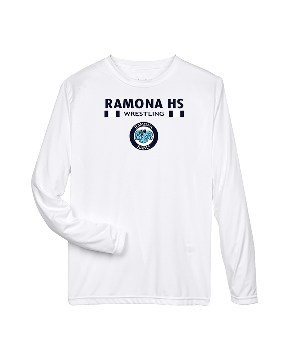 Ramona HS Wrestling Stacked - Performance Longsleeve