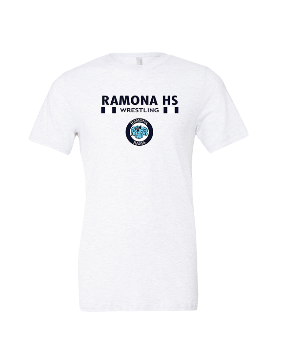 Ramona HS Wrestling Stacked - Tri-Blend Shirt