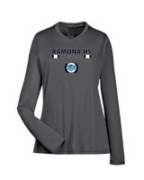 Ramona HS Wrestling Stacked - Womens Performance Longsleeve