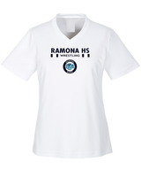 Ramona HS Wrestling Stacked - Womens Performance Shirt