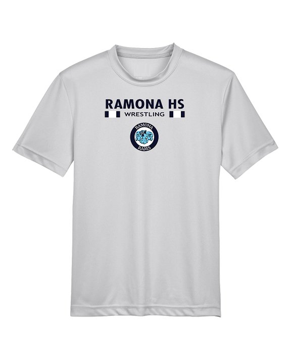 Ramona HS Wrestling Stacked - Youth Performance Shirt