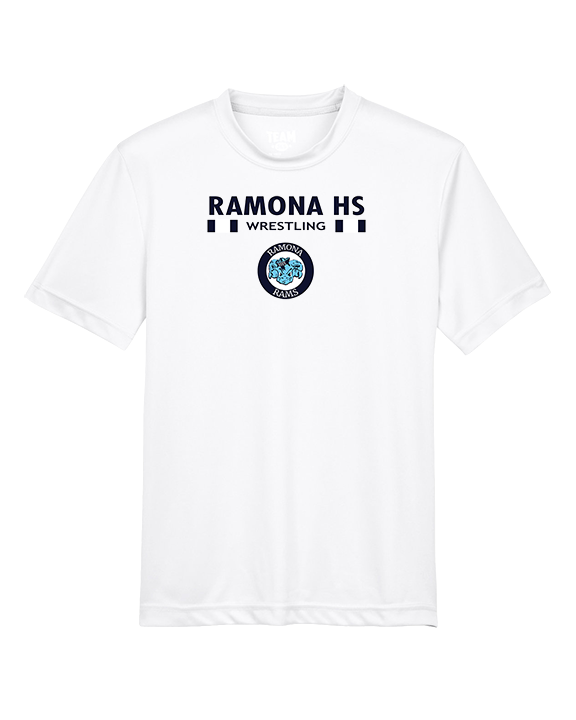 Ramona HS Wrestling Stacked - Youth Performance Shirt