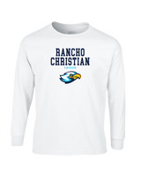 Rancho Christian HS Girls Soccer Block - Mens Basic Cotton Long Sleeve