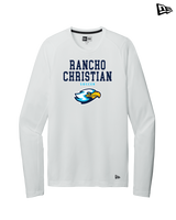 Rancho Christian HS Girls Soccer Block - New Era Long Sleeve Crew