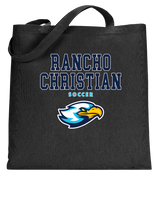 Rancho Christian HS Girls Soccer Block - Tote Bag