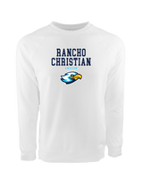 Rancho Christian HS Girls Soccer Block - Crewneck Sweatshirt